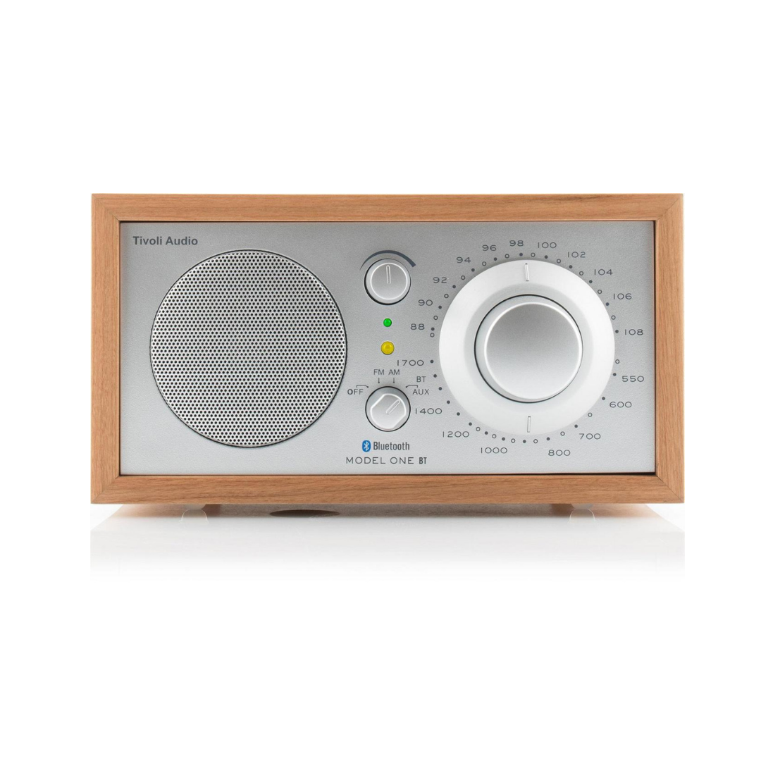 Model One BT Silver Cherry Tivoli Audio radio met Bluetooth en FM
