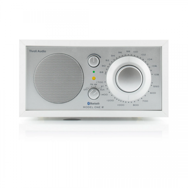 Model One BT Silver White Tivoli Audio radio met Bluetooth en FM