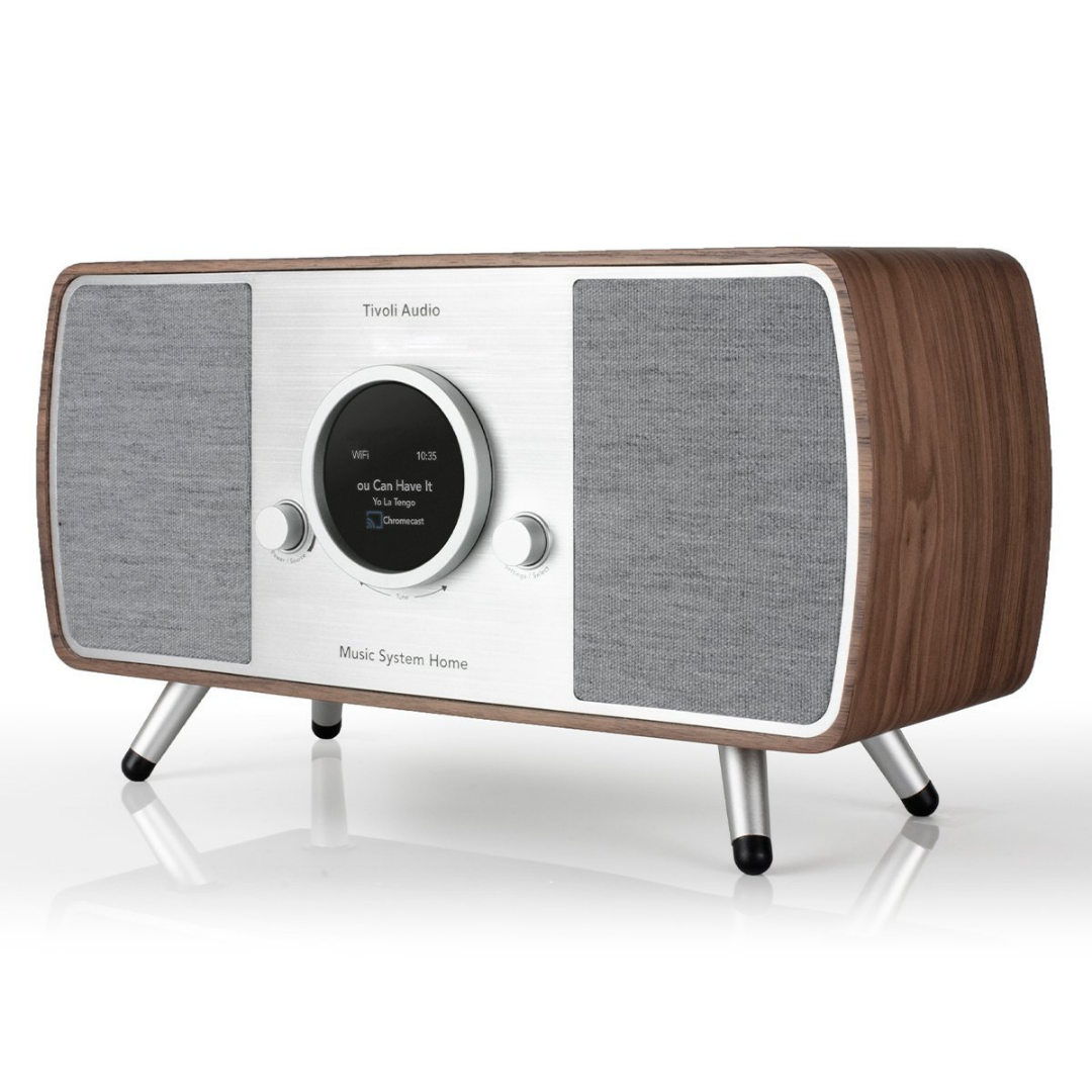 Music System Home Gray Walnut